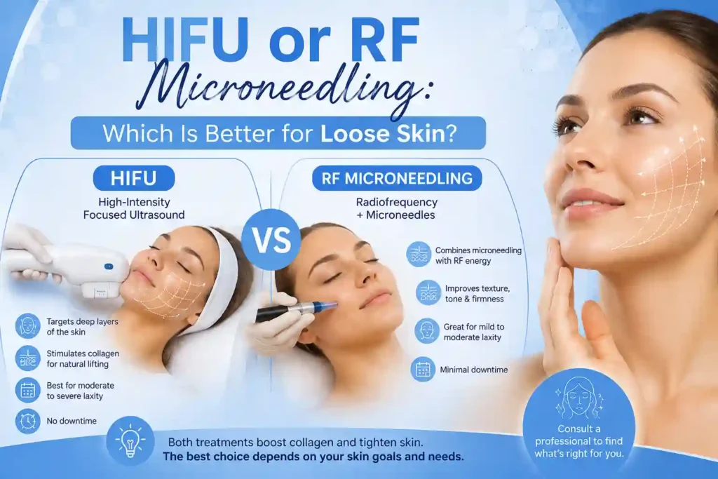 Lost the Weight but Not the Loose Skin? What You Should Know 2 HIFU or RF Microneedling: Which Is Better for Loose Skin Birchills?